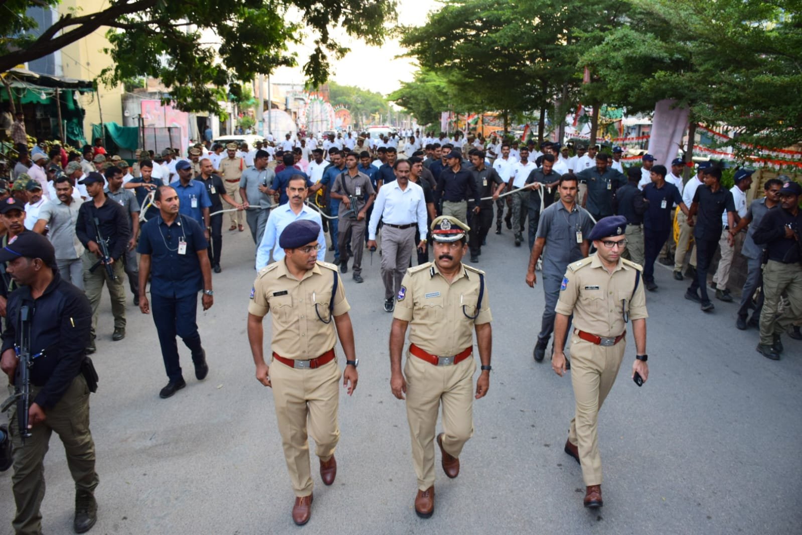 సీఎం పర్యటనకు పటిష్ట భద్రతా ఏర్పాట్లు