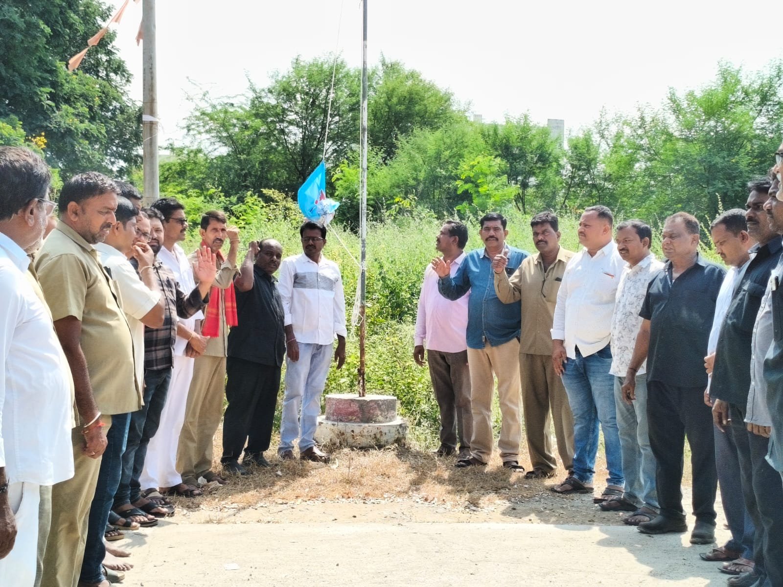 సిరిసిల్ల డిపోలో ఐక్య కూటమి విజయోత్సవం